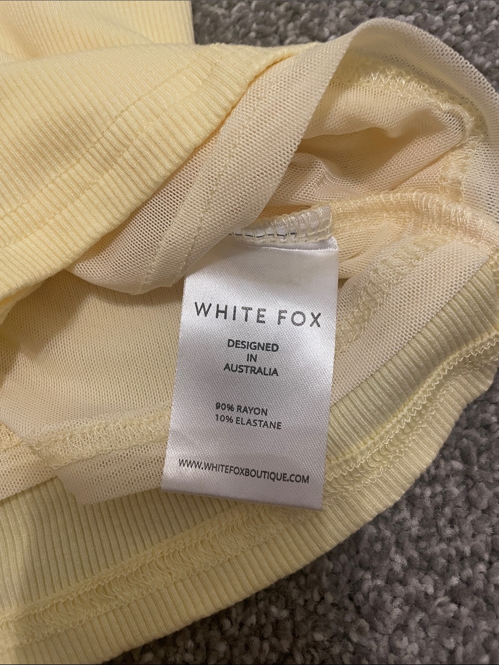 Butter Yellow Ribbed Tank Top - Picture 6 of 6